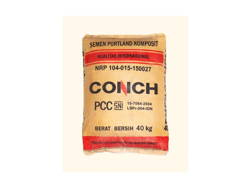 Kemasan Semen Conch PCC 40kg