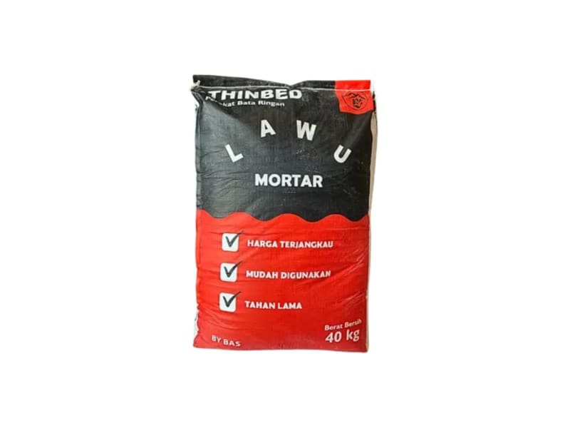 Kemasan Lawu Mortar Thinbed 40kg