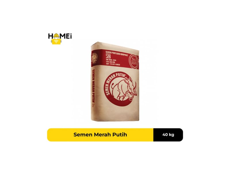 Kemasan Semen Merah Putih PCC 40kg