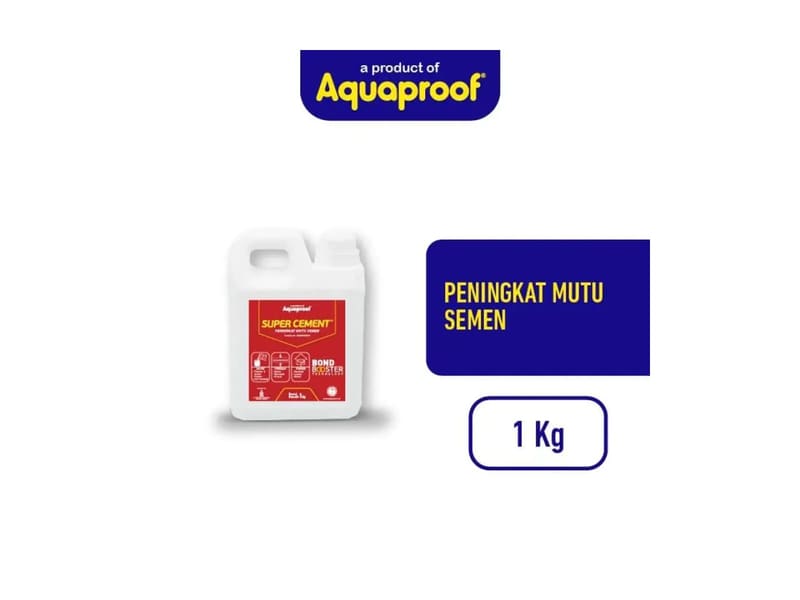 Kemasan Aquaproof Super Cement 1kg